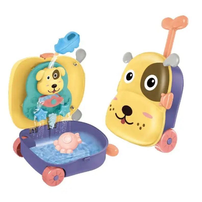 Maleta de Juguetes para Playa con Moldes y Pala Perrito-0