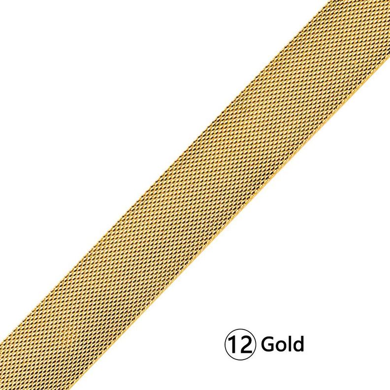 Correa Compatible con Apple Watch Magnética 42/44mm Dorada-3