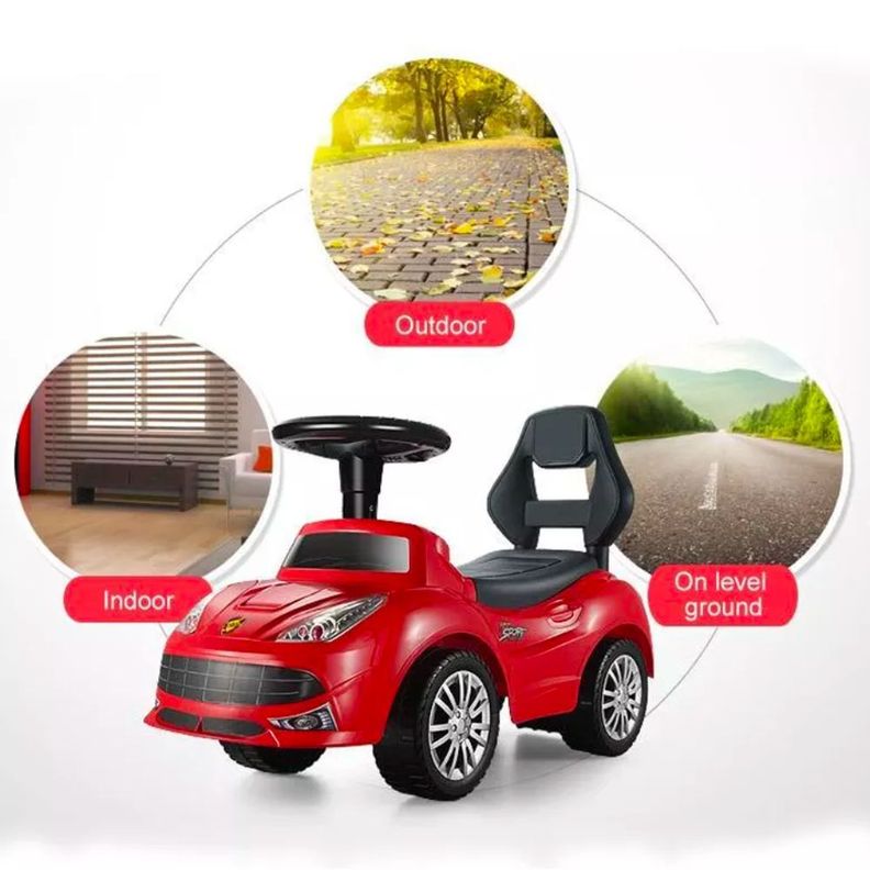 Correpasillo Auto Andador Infantil Rojo Luces Spacezat-3