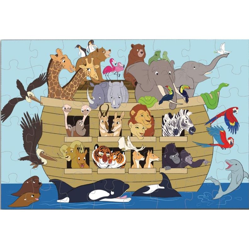 Puzzle Jumbo Infantil 48 piezas El Arca de Noe-0
