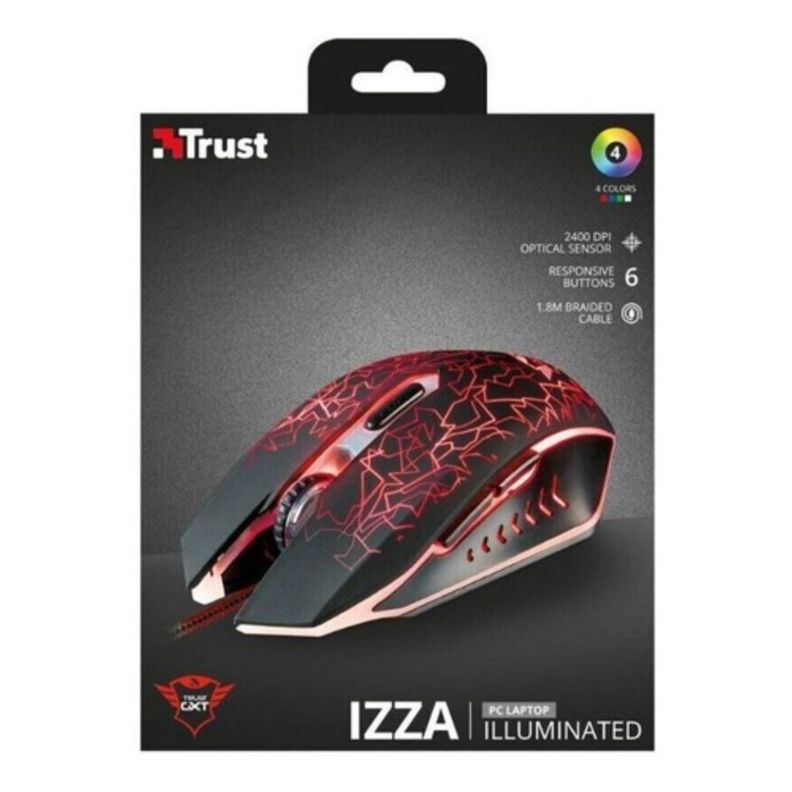 Mouse Gamer Trust Gxt 105 Izza Illuminated-1