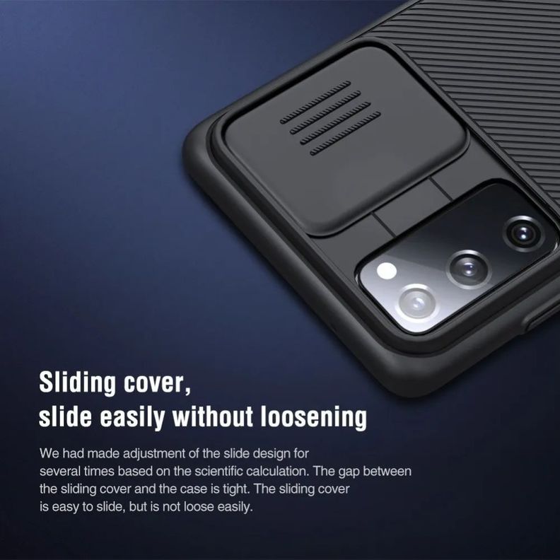Carcasa Protector Camara Negra Nilkin Compatible Samsung S21-1