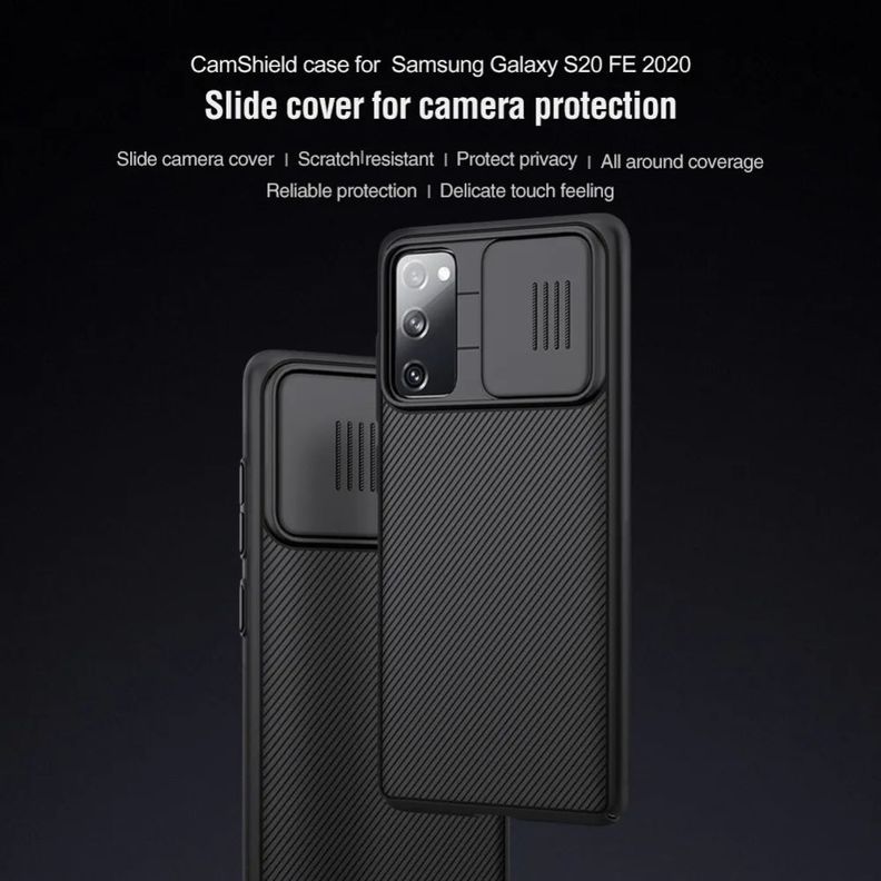 Carcasa Protector Camara Negra Nilkin Compatible Samsung S21-2