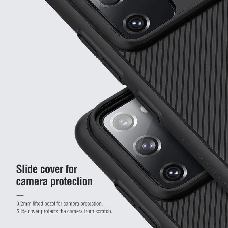 Carcasa Protector Camara Negra Nilkin Compatible Samsung S21-3