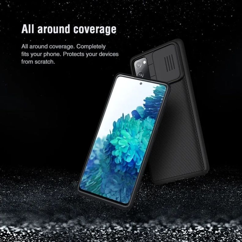 Carcasa Protector Camara Negra Nilkin Compatible Samsung S21-6
