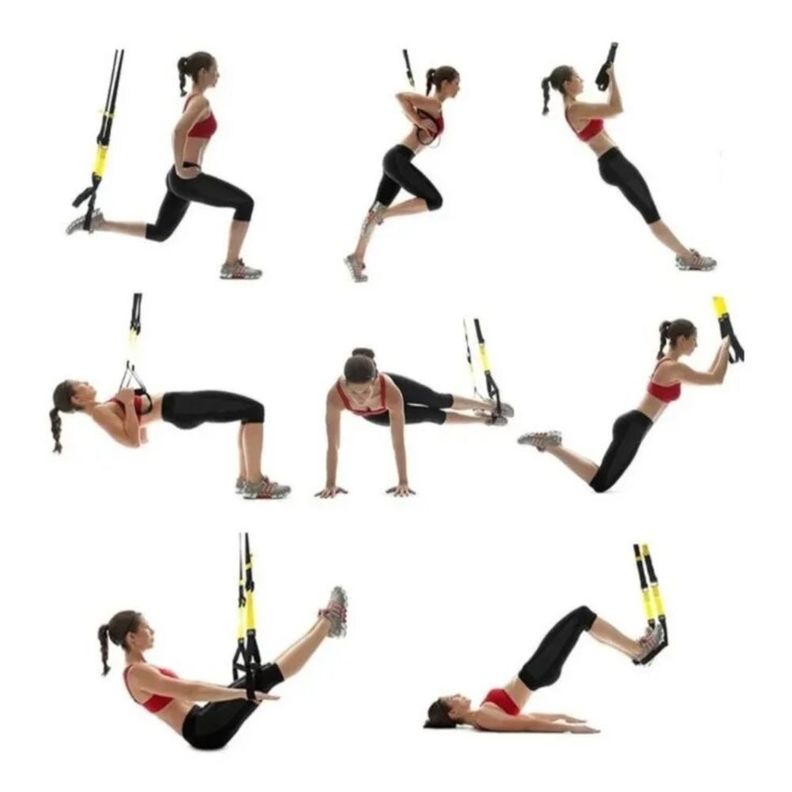 Set Completo Bandas de Suspensión Pro TRX Spacezat-6
