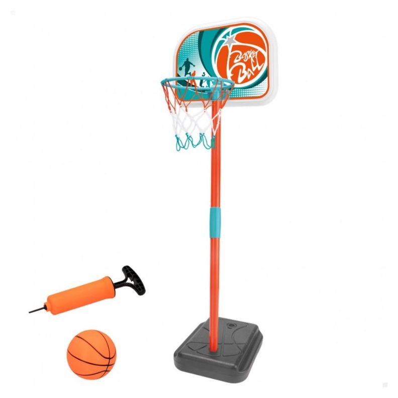 Aro de Basketball Pedestal con Pelota e Inflador-0