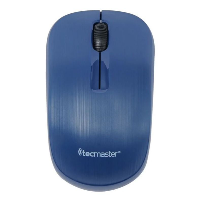 Mouse Inalámbrico Tecmaster Azul 1200 Dpi