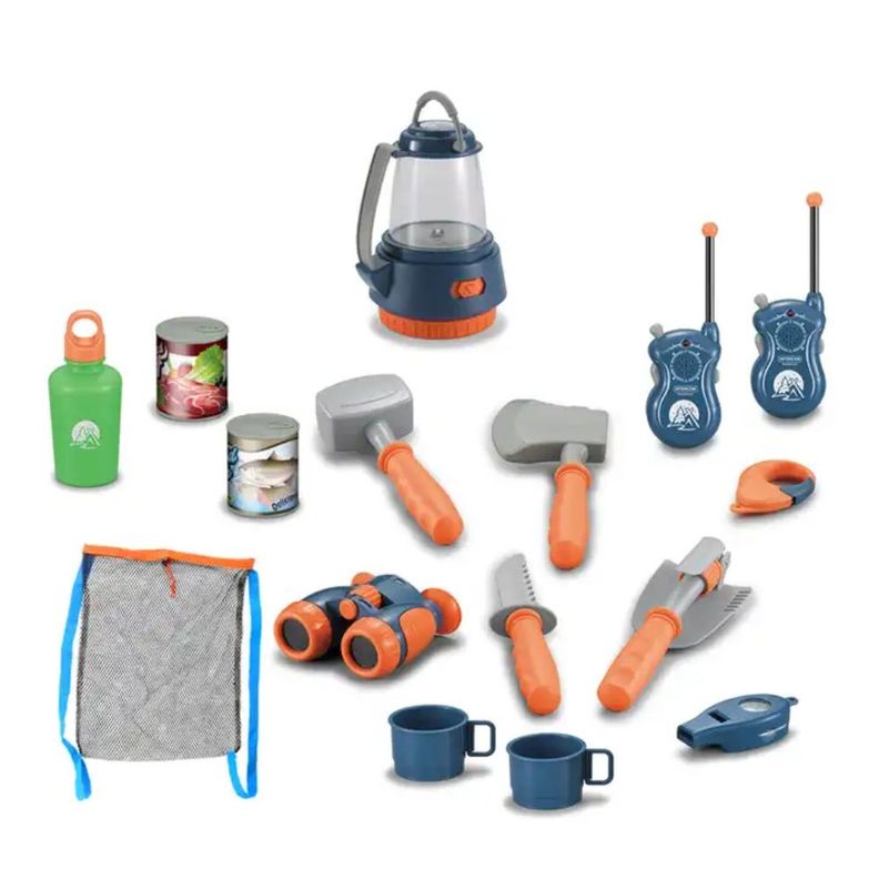 Set de Camping Pequeño Explorador con Walkie Talkie-0