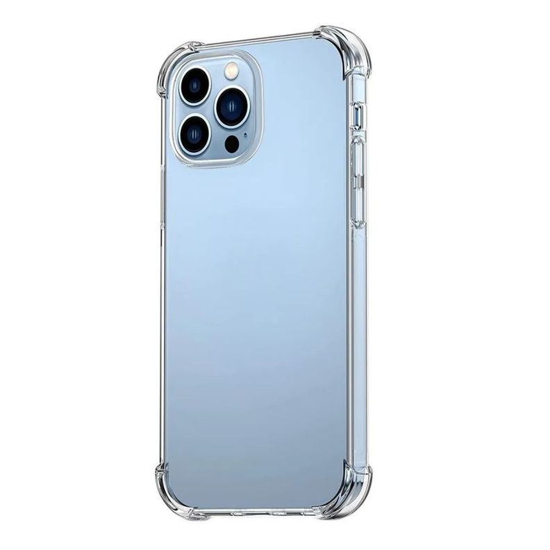Carcasa Antigolpe Transparente + Lámina Compatible Iphone 13-0