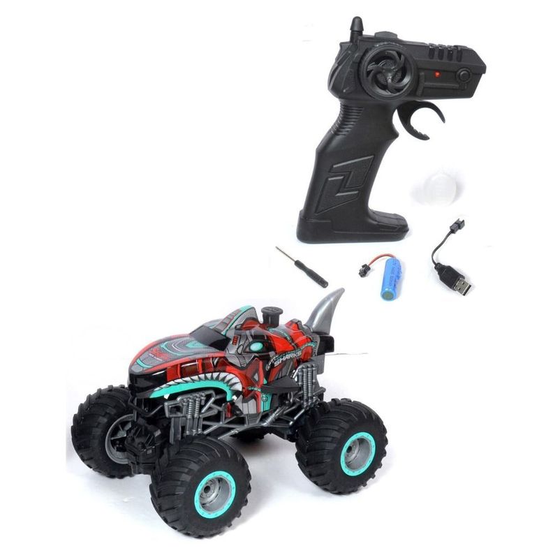 Auto Control Remoto 4x4 Tiburon 2.4G Rojo-1