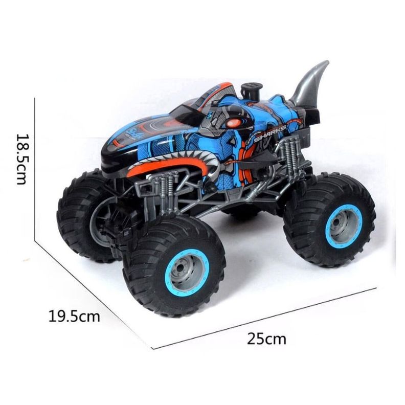 Auto Control Remoto 4x4 Tiburon 2.4G Rojo-2