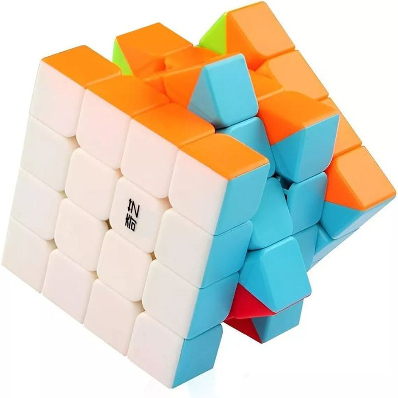 Cubo Rubik Qiyi Qiyuan S Stickerless Speed 4x4 Lubricado-4