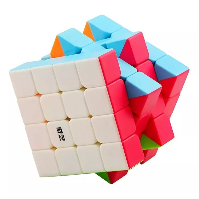 Cubo Rubik Qiyi Qiyuan S Stickerless Speed 4x4 Lubricado-5