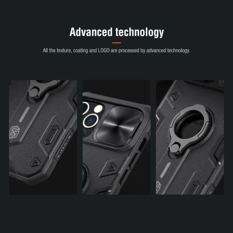Carcasa Antishock + Lámina Compatible con iPhone 12 Pro Max-5