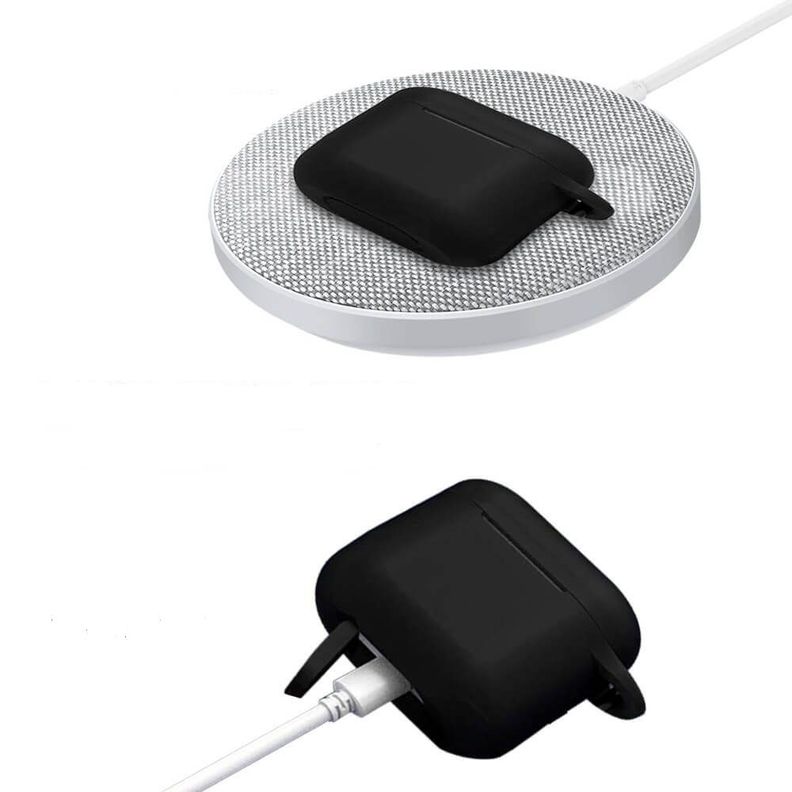 Case Protector Silicona Compatible con Airpods Pro Negro-2