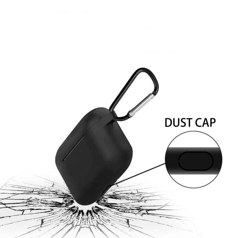 Case Protector Silicona Compatible con Airpods Pro Negro-3