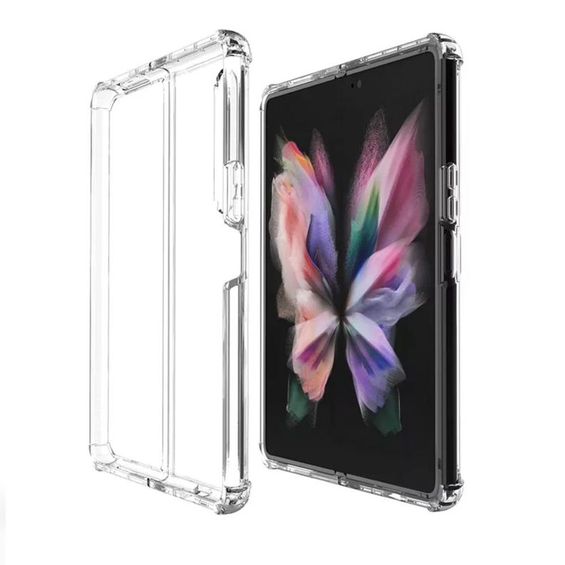Carcasa Transparente Compatible Samsung Z Flip 3 + Lámina-2