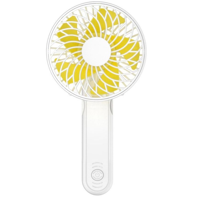 Ventilador Pórtatil Recargable c/ Bateria 1000mAh Blanco-2