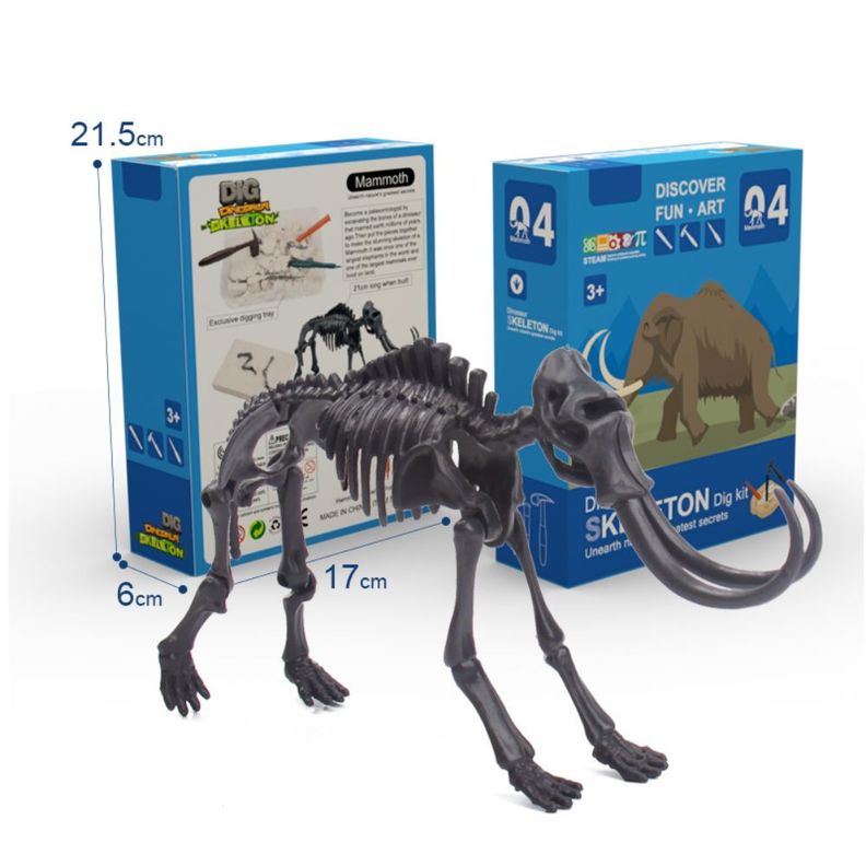Juego de Excavación Mamut con Herramientas Juguete Educativo-0