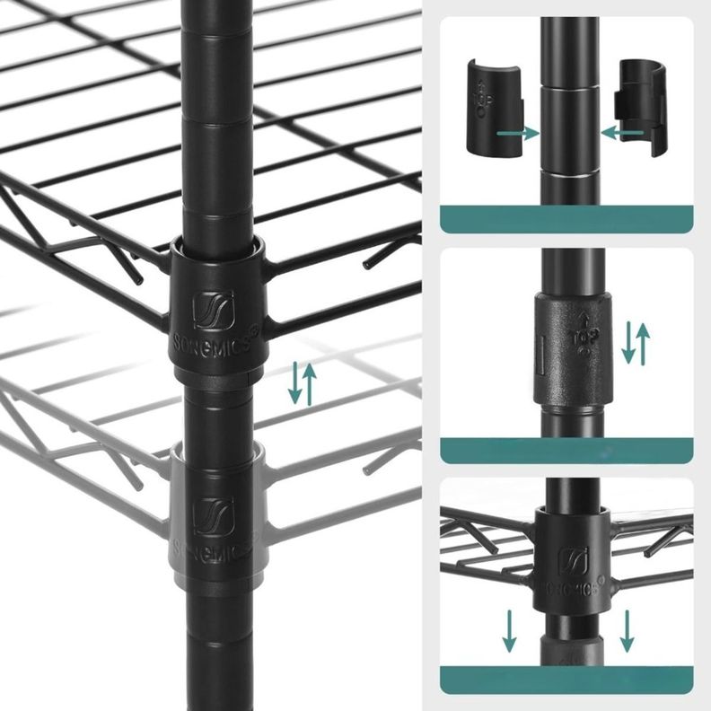 Estanteria Organizador Baño Cociña Ajustable 5 Niveles Taby-7