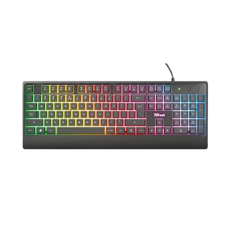 Teclado Trust Gaming Led Retroiluminado Ziva Es-0