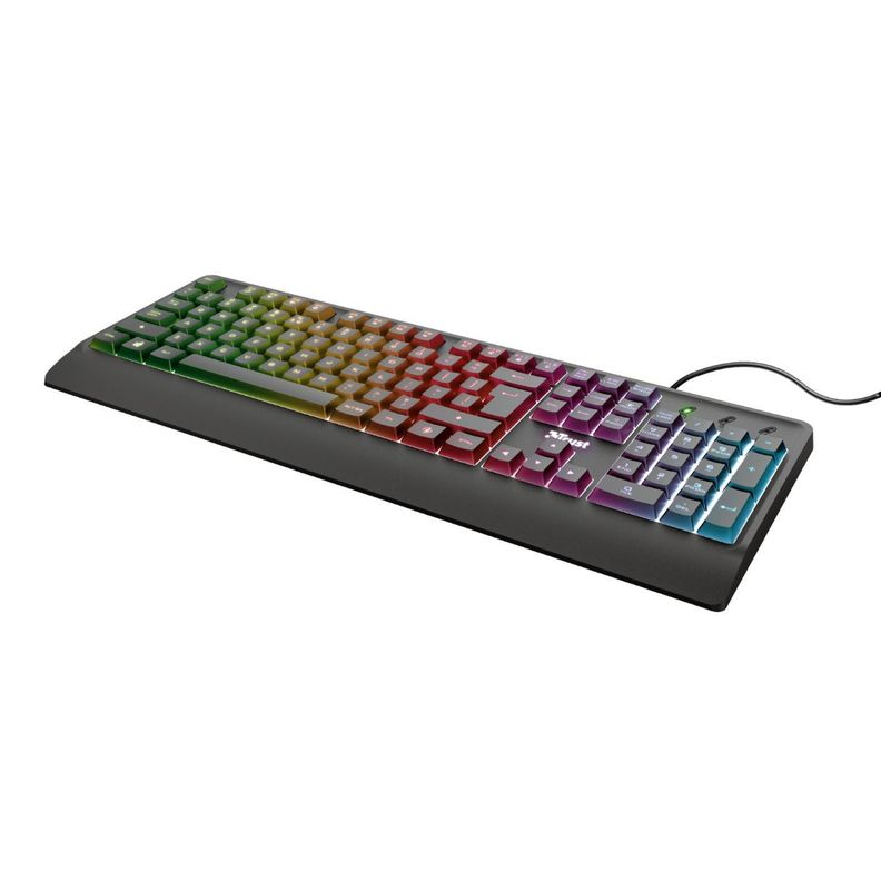 Teclado Trust Gaming Led Retroiluminado Ziva Es-1