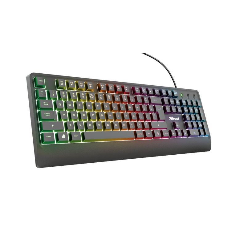 Teclado Trust Gaming Led Retroiluminado Ziva Es-2