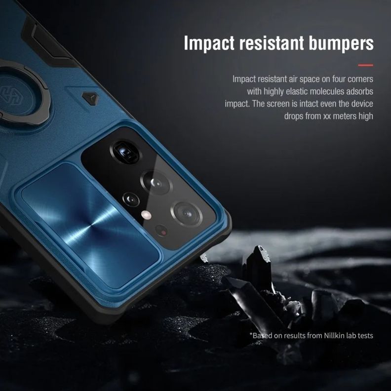 Carcasa Antishock Armor Azul Nillkin Compatible Samsung S21+-2