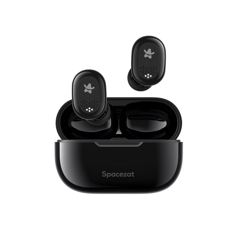 Audifonos Inalambricos Bluetooth 5.1 Smart Touch Spacezat Negro