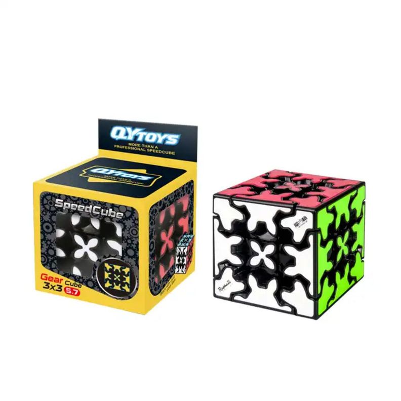 Cubo Rubik Qiyi Gear Engranajes Uso Profesional Lubricado-0
