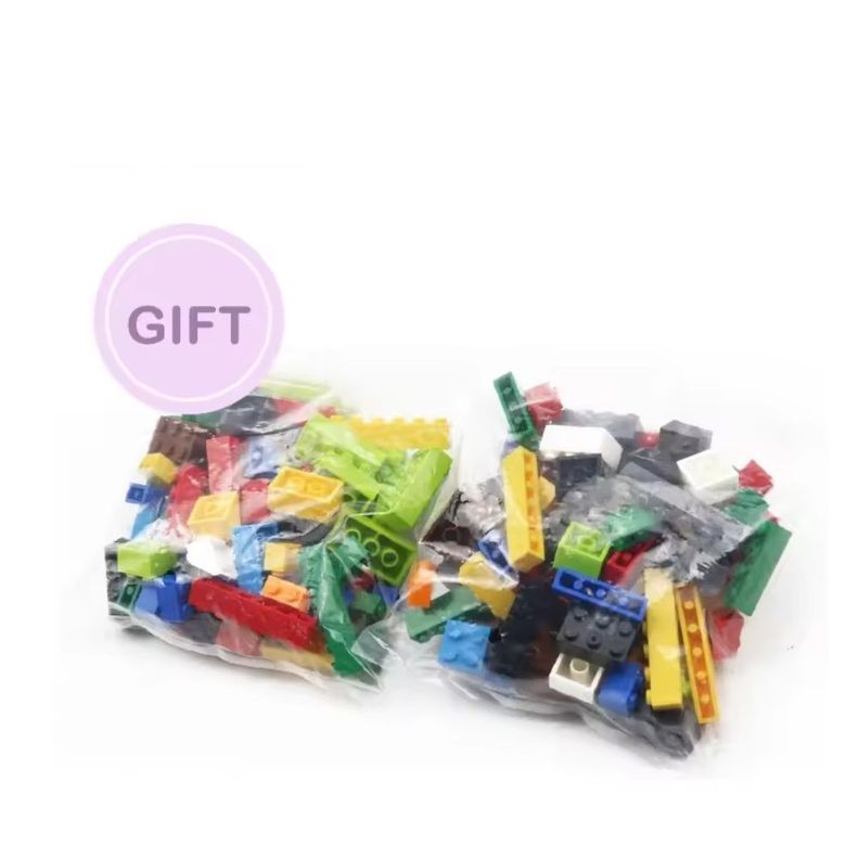 Mesa de Juegos Didáctica Construcción 600 Bloques Rosado-1