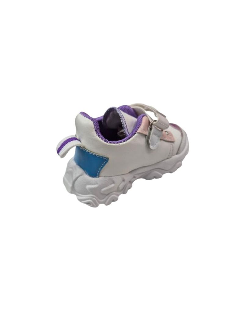 Zapatilla Urbana Brillante Velcro Rosado-2