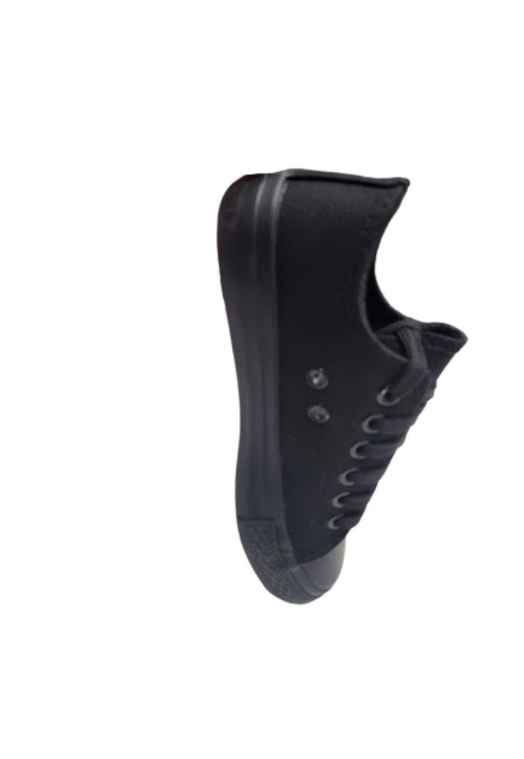Zapatilla Lona Negro -3