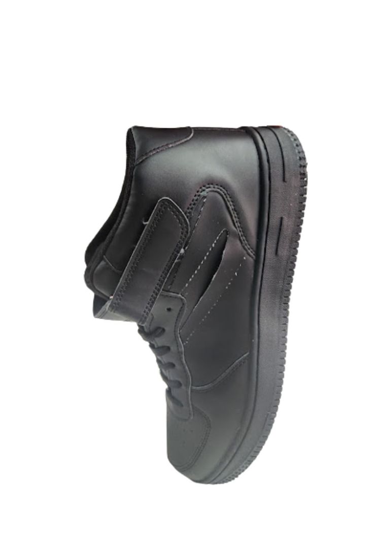 Botín Hombre Negro Velcro-3
