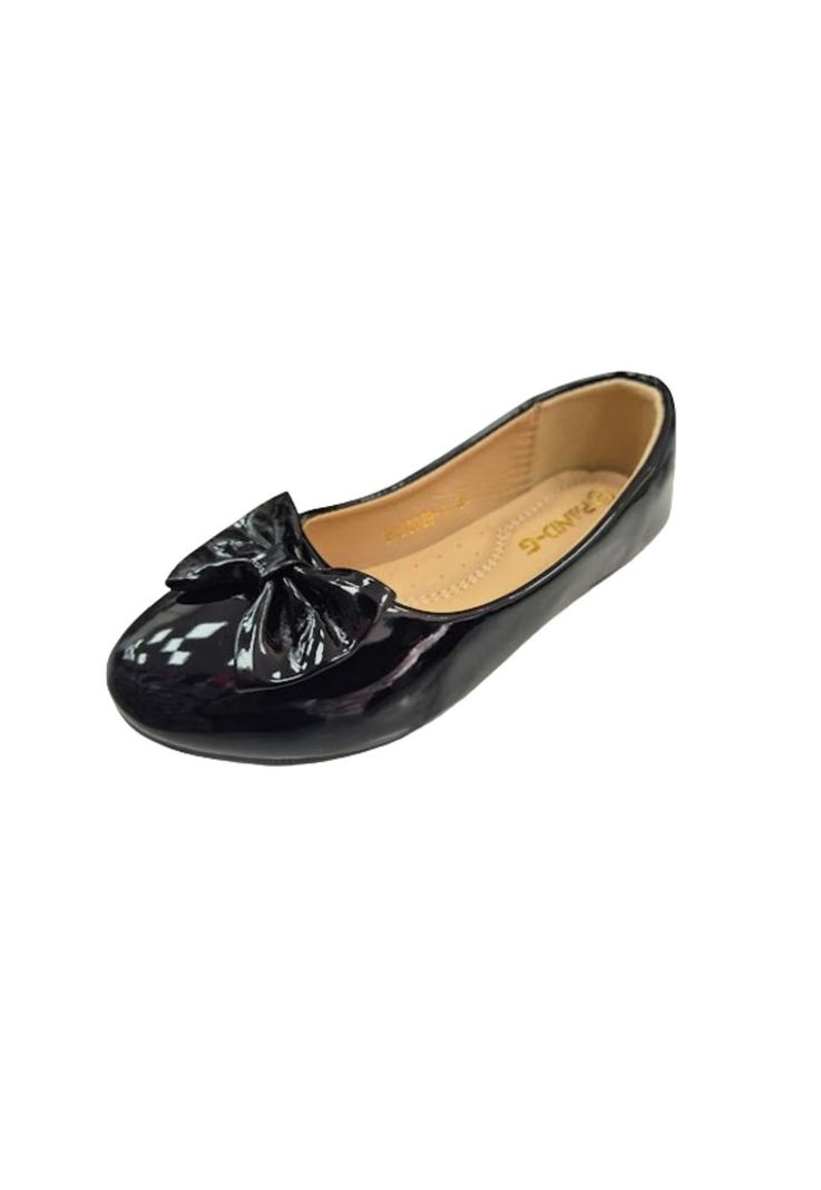 Zapato Charol Negro Cueca Niña-0