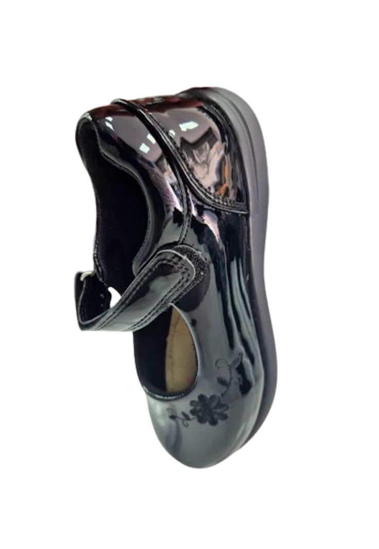 Zapato Charol Cueca Niña Negro -2