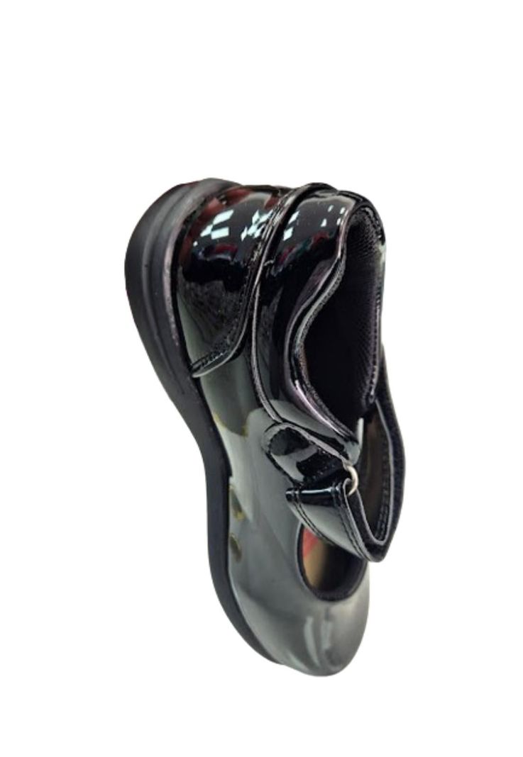 Zapato Charol Cueca Niña Negro -3