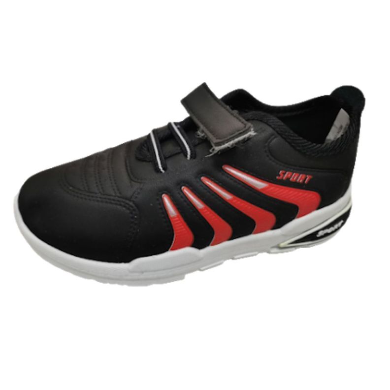 Zapatillas Nino Velcro Negro 26