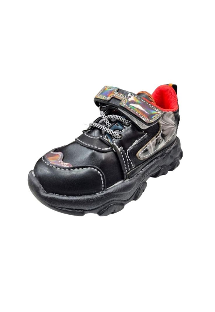 Zapatilla Urbana Unisex Negro Velcro-0
