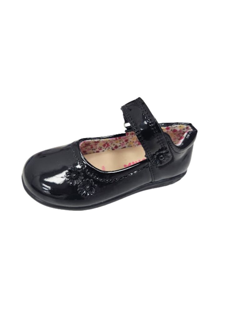 Zapato de Vestir Charol Negro Niña-0