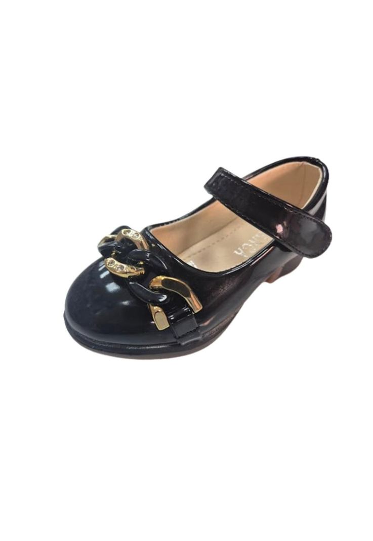 Zapato Charol Negro Niña Formal-0