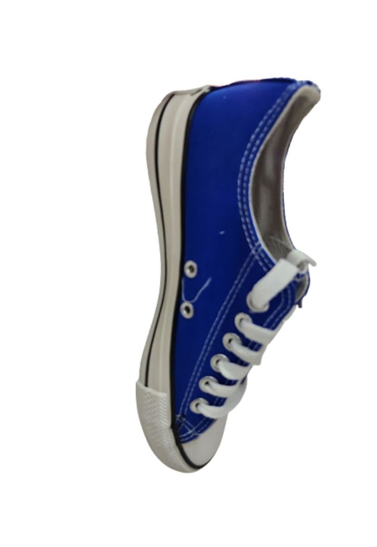 Zapatilla Urbana de Lona Azul -3