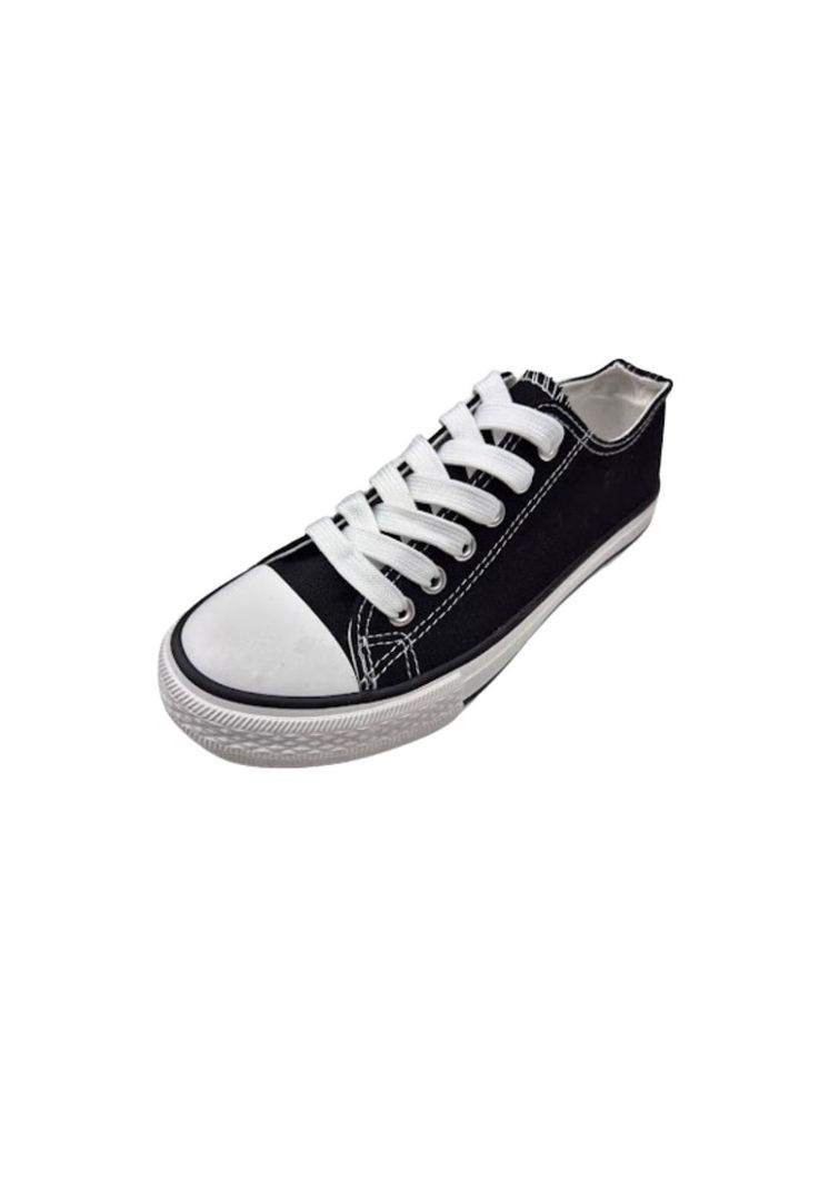 Zapatilla Urbana Lona Negro Mujer-0