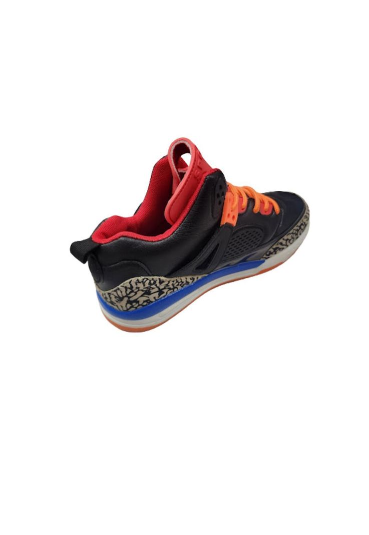 Zapatilla Con Caña Niño Negro-1