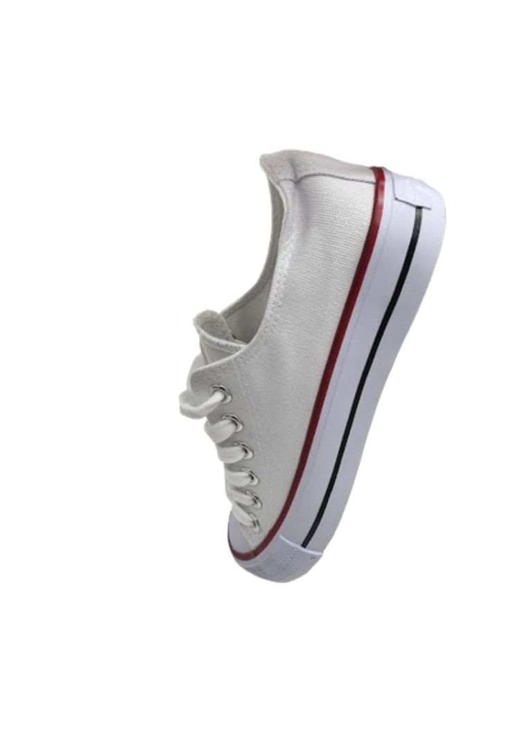 Zapatilla Lona Blanca Mujer-1