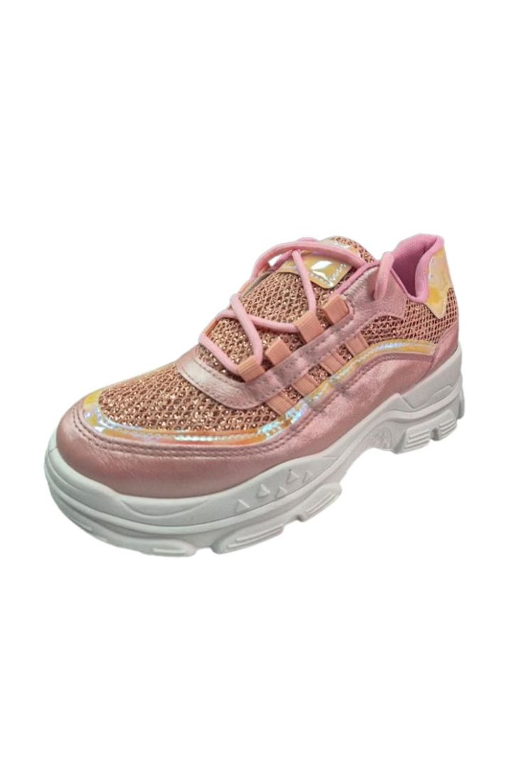 Zapatilla Urbana Brillante Rosado Mujer-0