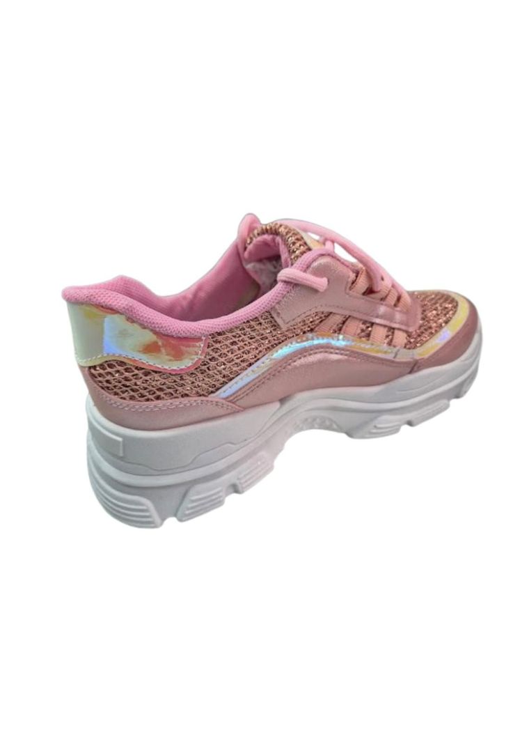 Zapatilla Urbana Brillante Rosado Mujer-1