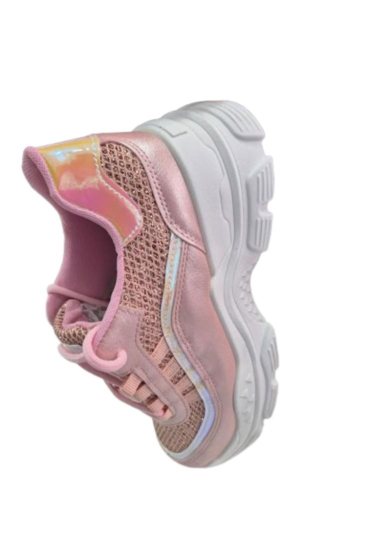 Zapatilla Urbana Brillante Rosado Mujer-2