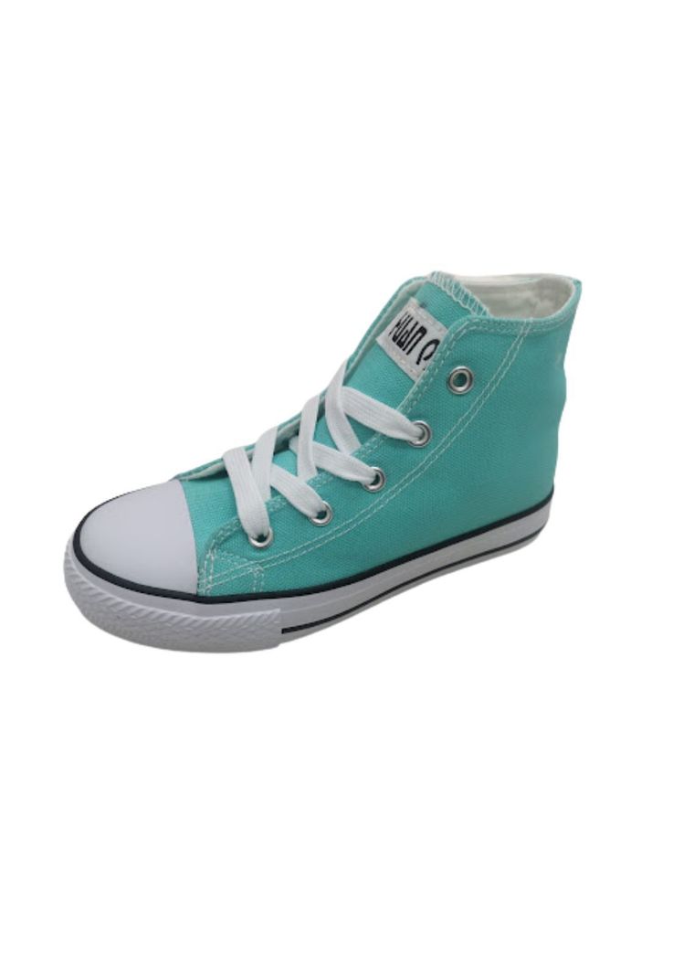 Zapatilla Lona Con Caña Verde-0